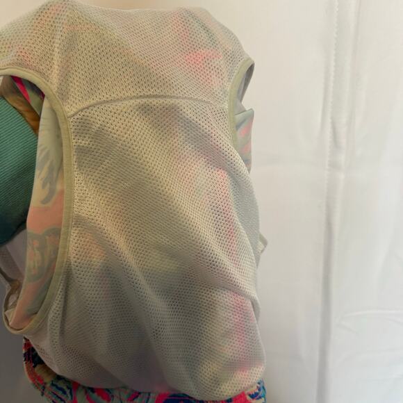 Vineyard Vines Swim Trunks M Pink Blue Floral Shell Print Board Shorts - Picture 4 of 8